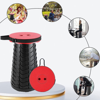 Telescopic Stool 45.5cm, Outdoor Travel Camping Fishing Garden Folding Stools