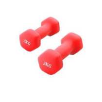 2-Piece Hexagon Dumbbell Set, 3 Kg Each
