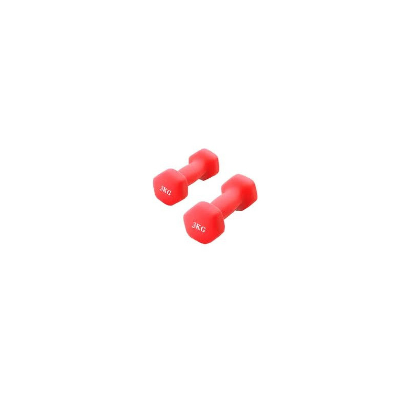 2-Piece Hexagon Dumbbell Set, 3 Kg Each