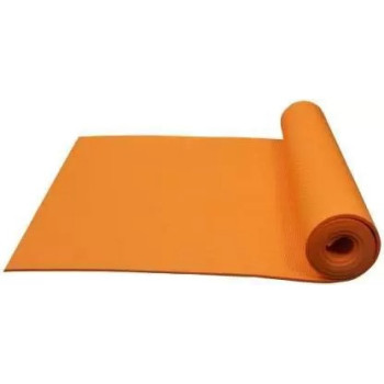 Non-Slip Yoga Mat For Gym Workout, Orange Colour