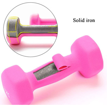 2-Piece Exercise Fitness Dumbbells Set, 4 Kg Each