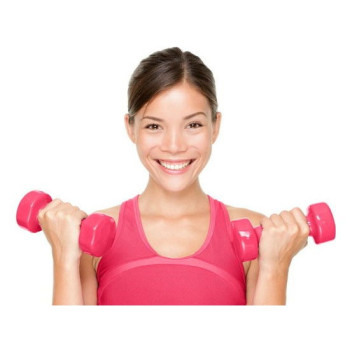 2-Piece Weight Lifting Training Dumbbell Set, 5 Kg Each