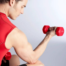 2-Piece Weight Lifting Training Dumbbell Set, 5 Kg Each