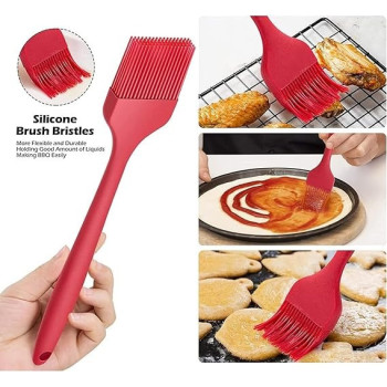 Basting Bbq Pastry Oil Brush, Red Colour 1.00 x 4.00 x 0.041cm