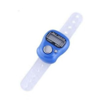 Digital Electronic Finger Wearable Tally Counter, Blue Colour