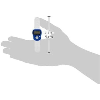 Digital Electronic Finger Wearable Tally Counter, Blue Colour