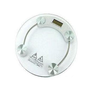 Digital Glass Weight Scale, 180 Kg, White Colour