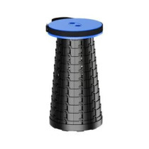 Retractable Stool 30 x 5 x 10cm, Blue Colour