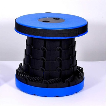 Retractable Stool 30 x 5 x 10cm, Blue Colour