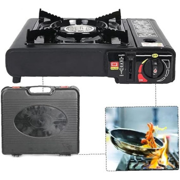 Portable Trip Stove, Black Colour