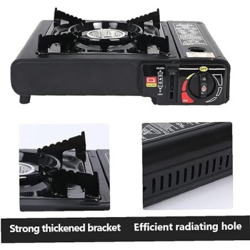 Portable Trip Stove, Black Colour