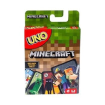 Mattel Games Uno Minecraft Card Game Fpd61
