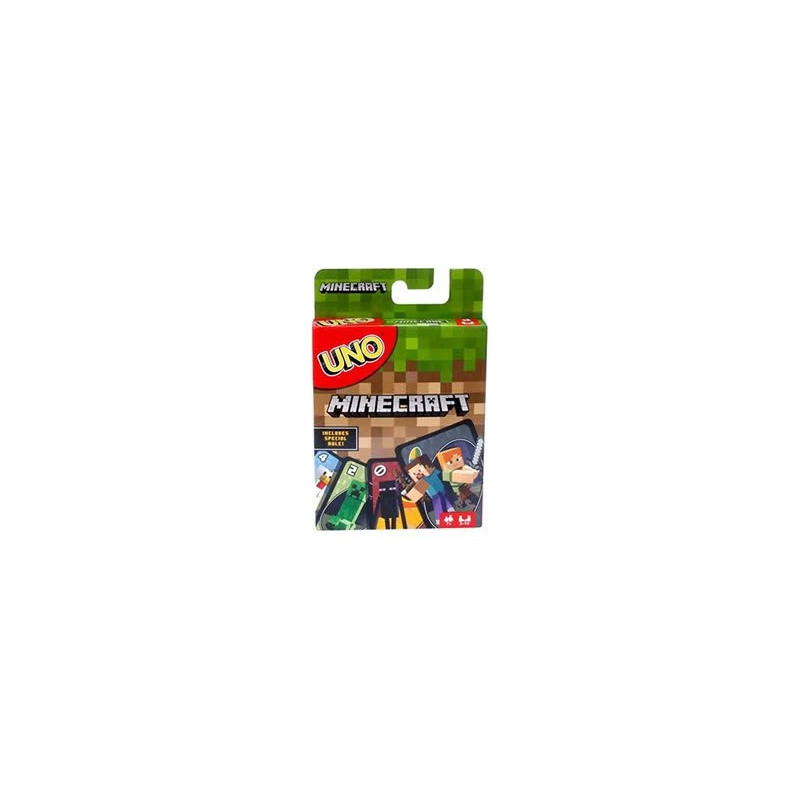 Mattel Games Uno Minecraft Card Game Fpd61