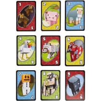 Mattel Games Uno Minecraft Card Game Fpd61