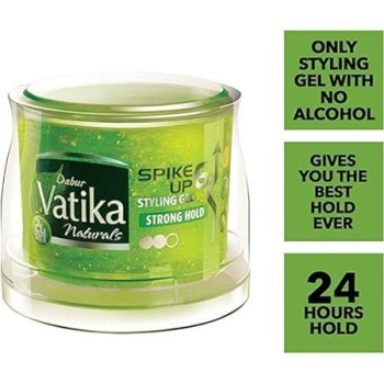 Vatika Strong Hold Hair Gel Green 250 ml