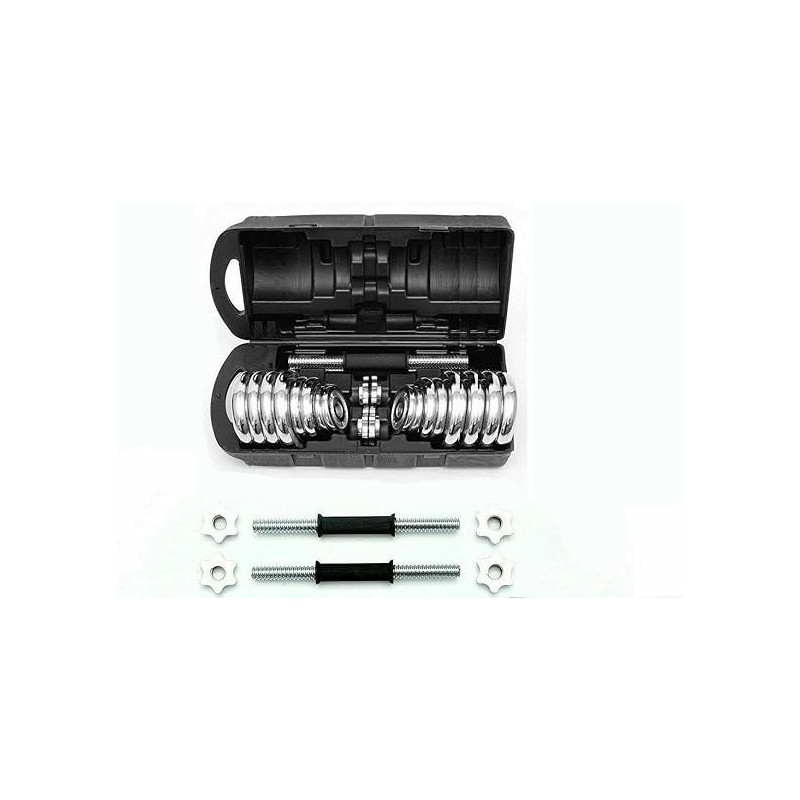 Chrome Dumbbell, Set Of 2, 20 Kg Each