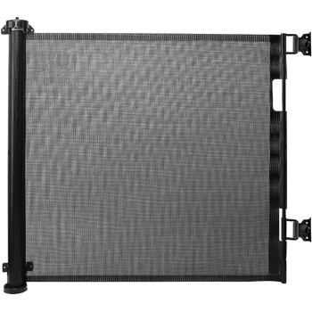 Pro Action Gate Retractable Bar, Silver/Black Colour