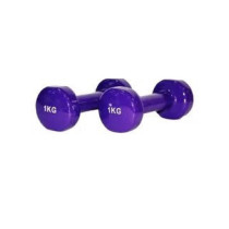 Pair Of Classical Head Fitness Dumbbell, Set Of 2, 1 Kg Each