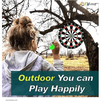 Double Sided Wall Darts Board 15 Inch