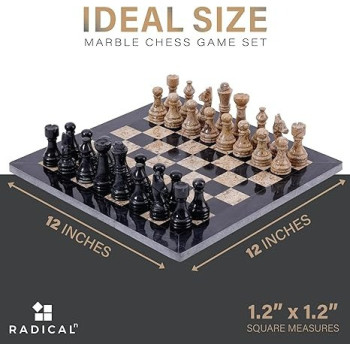 Foldable Chess Boards Kids, Portable Traditional Board Game