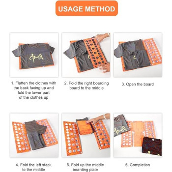 Shirt Folding Board Orange Colour, 40 x 16cm