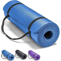 Exercise Yoga Mat For Women and Men, Navy Blue Colour