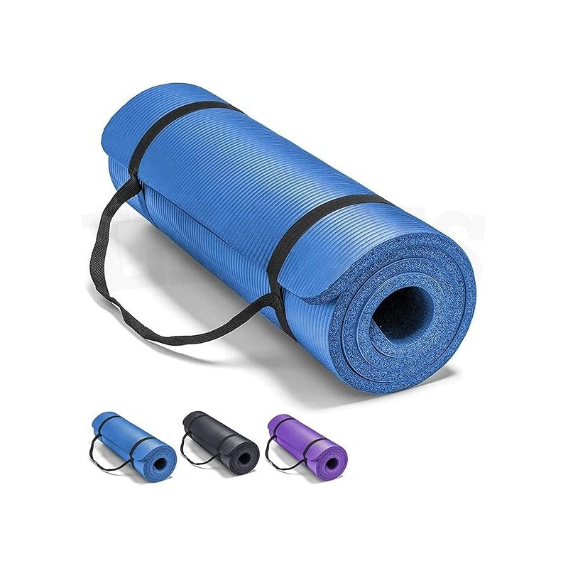 Exercise Yoga Mat For Women and Men, Navy Blue Colour