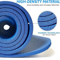 Exercise Yoga Mat For Women and Men, Navy Blue Colour
