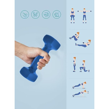 Pro Hanson Dumbbells Set Of 2, 3 Kg Each