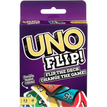 Uno 2-Piece Flip Card Game, 4 x 3 x 1 Inch
