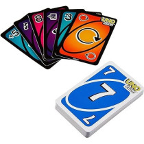 Uno 2-Piece Flip Card Game, 4 x 3 x 1 Inch