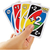 Uno 2-Piece Flip Card Game, 4 x 3 x 1 Inch