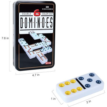Dot Dominoes Game Set, Match And Fun Game For Kid