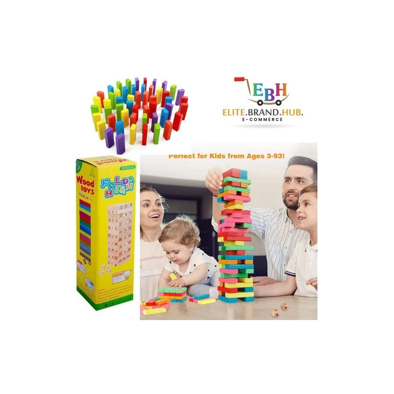 48-Piece Folds High Building Block Set