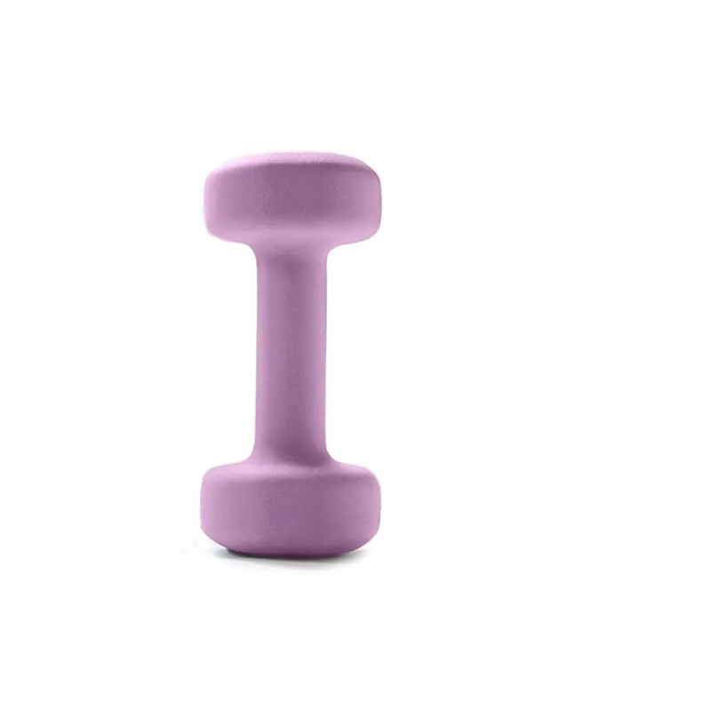 2-Piece Rubber Dumbbell, 2 Kg Each