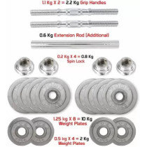 2-Piece Chrome Load Dumbbell, 15 Kg Each