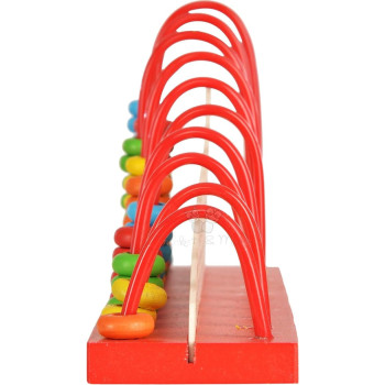 Wooden Abacus Calculation Shelf For Montessori Kids, Nurturing Early Education Calculation Skills For Children