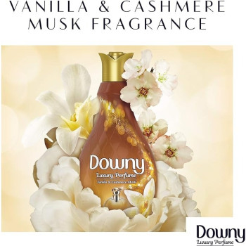 Downy Perfume Collection Vanilla And Cashmere Musk Concentrate Fabric Softener 880 ml, Pack Of 3