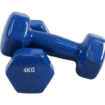 1 Piece Dumbbell, 4 Kg, Colour Blue