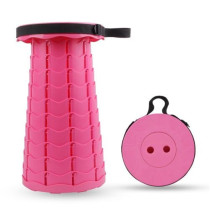 Portable Telescoping Stool 45.5cm, Pink