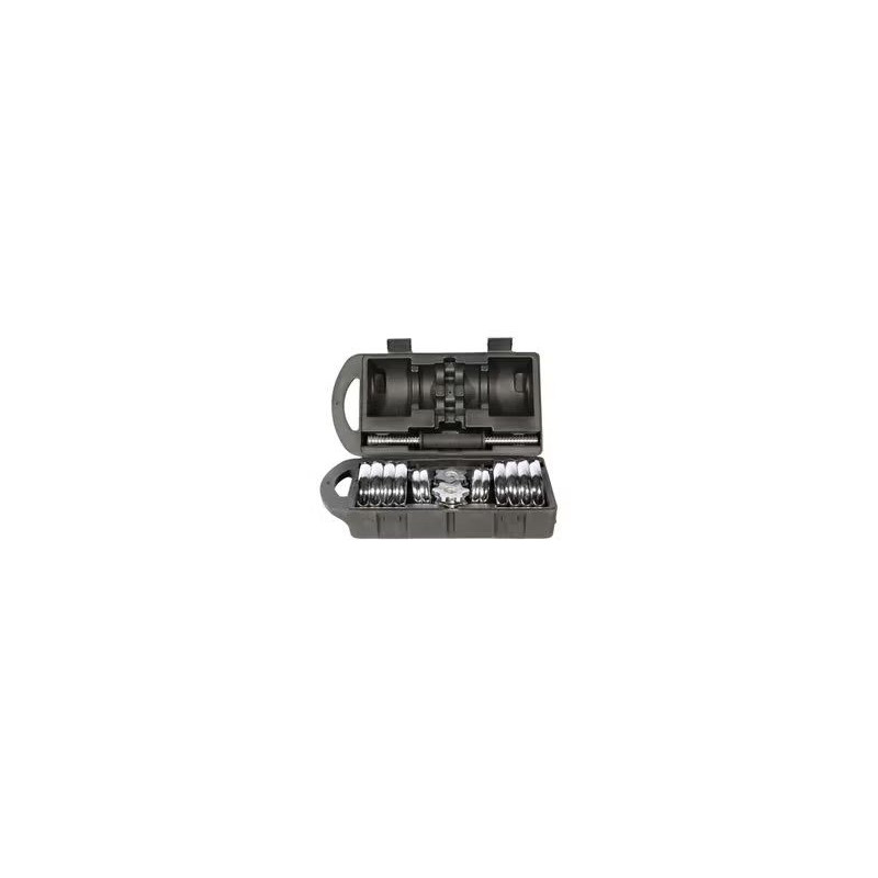 Ta Sports Chrome Dumbbell Set Of 2, 15 Kg Each