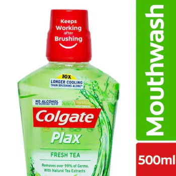 Colgate Plax Tea Fresh Mouthwash, Multicolour, 500 ml
