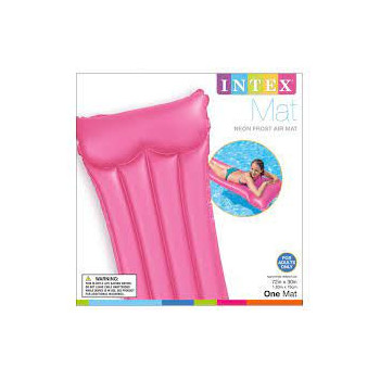 Intex Neon Frost Air Mats 101x 101x 16 Inch, Pink Colour