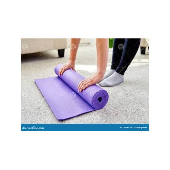 Yoga Roll Mat Non-Slip Exercise And Fitness, Workout Mat For All Type Of Yoga, Pilates And Floor Exercises