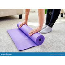 Yoga Roll Mat Non-Slip Exercise And Fitness, Workout Mat For All Type Of Yoga, Pilates And Floor Exercises