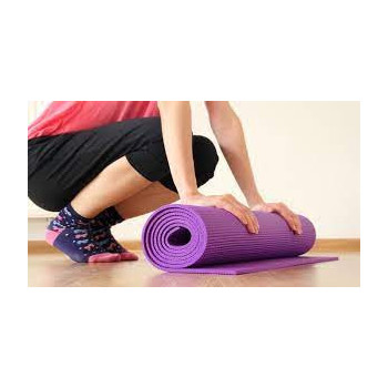 Yoga Roll Mat Non-Slip Exercise And Fitness, Workout Mat For All Type Of Yoga, Pilates And Floor Exercises