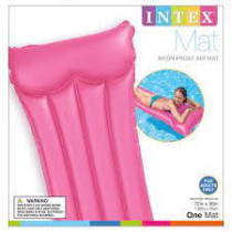 Intex Inflatable Neon Mattress, Pink Colour