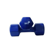 2-Piece Vinyl Dumbbells Set, 5 Kg Each