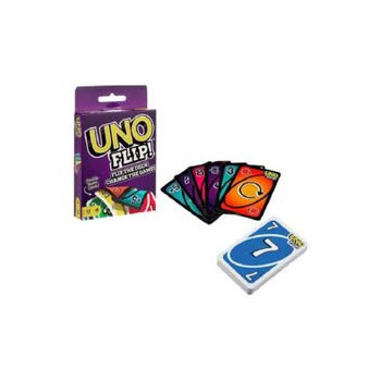 Uno Flip Card Game For 7 Yrs And Above, Multicolour