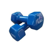 Body Heart Set Of Dumbbells, Set Of 2, Blue Colour, 4 Kg Each
